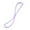 Purple, variant on Figure 8 Silicone Resistance Band with Massage Grip, Fitness Stretch Band for Arm Leg Core Strength Training Home Gym Workouts(Blue,15LB)