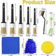 thumbnail image 2 of Detailing Brush Set, Soft Automotive Detail Brushes 13pcs, Different Sizes Car Detailing Brushes for Cleaning Wheels, Interior, Exterior, Engine, 2 of 5