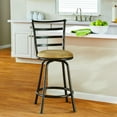 Mainstays Bar Stool with 360Degree Swivel, Black