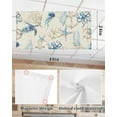 thumbnail image 7 of Fluorescent Light Covers for Ceiling Lights 4 Pack, Nautical Coastal Magnetic Ceiling Light Covers 2x4ft for Classroom Office School, Vintage Beach Octopus Turtle Jellyfish Drop Ceiling Light Shade, 7 of 7