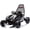 Black, variant on Track Seven 24V Electric Go Kart for Kids, Drift Crazy Cart with 400W Motors, Max 7 Mph, Protective Roll Cage, Metal Frame, 5-Point Harness, Bluetooth, 24V Ride on Toy Car Kart for Kids Aged 6+, Blue