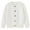 White, variant on Coerni Girls Cardigan Sweater School Uniform Button Long Sleeve Knit Tops Kids Cropped Outerwear Casual Open Front Chunky Clothes