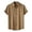 Brown, variant on Fashion Summer Men's Shirt Short Sleeve Solid Color Style Lapel Shirt Casual Fashion Jumpsuit Men Mens Tall A Shirts Short Sleeve Loose Western Shirts Men Small T Shirts Pimp Shirts Men