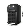 thumbnail image 3 of LmnLft Mini Wall-Mounted Space Heater for Office and Bedroom, Silent Electric Heater with Fast Heating, Portable Design, Overheat Protection, Energy-Efficient, and Safe Indoor Use for Home, 3 of 7