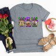 thumbnail image 2 of ICHUANYI Mardi Gras Women's Stylish Crewneck Print Short Sleeve T-shirt Casual Loose Shirt Tops Cloth New Trending, 2 of 4