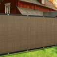 thumbnail image 3 of dianhelloya Heavy-Duty Polypropylene Balcony Privacy Screen with 90% UV Protection - Reinforced Edges, Aluminum Grommets, All-Weather Outdoor Mesh for Deck, Patio, Pool, and Tennis Court, 3 of 8