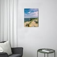 thumbnail image 3 of Coastal Wall Decor that Captivates A 12X16 Inch Canvas of a Small Beach Scene An Ideal Bedroom, Bathroom, Office, & Kitchen Seascape Wall Decoration., 3 of 7