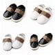 thumbnail image 2 of Zapatos De Bebé Recién Nacidos Niños Sneaker Niñas FF Print First Walkers Pequeños Encaje Hasta Cuero PU Suelas Suaves Zapatillas 0-18 Meses, 2 of 3