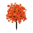 thumbnail image 2 of Árboles artificiales en maceta con flores naranjas multicolores, decoración de jardín exterior de 51 cm, plantas de interior de plástico sin mantenimiento para decoración de patio y hogar., 2 of 6