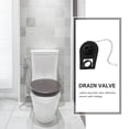 thumbnail image 3 of HAMPPLIES Toilet Flusher Flapper Pack Black Rubber for Plumbers 1Pack, 3 of 8