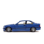 Solido S1803901 421185360 1:18 BMW E36 Coupe M3-Blue, Estoril