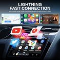 thumbnail image 4 of VVCAR Wireless CarPlay Adapter - 2023 Upgrade Wired to Wireless Carplay Dongle AI Box - 5.8GHz WiFi, GPS Navigation, Low Latency, Plug & Play, Digital Black Box for All Original Car, 4 of 7