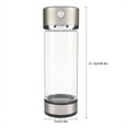 thumbnail image 2 of Rupoun Portable Hydrogen Water Bottle Generator 420ml / 14.2 oz High Borosilicate Glass Ionizer Cup with USB Rechargeable SPE PEM Technology for Wellness, 2 of 9