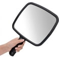 thumbnail image 4 of Large Hand Mirror, Large Black Handheld Mirror,Salon Barber Hairdressing Handheld Mirror with Handle, 4 of 5