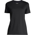 thumbnail image 5 of Lands' End Women's Relaxed Supima Cotton Crew Neck T-Shirt, 5 of 5