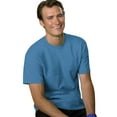 thumbnail image 1 of Hanes Mens 5.2 oz HEAVYWEIGHT Short Sleeve T-shirt, L, Denim Blue, 1 of 3