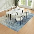 thumbnail image 4 of VK·LIVING Area Rugs Machine Washble Rug 5'x 7' Modern Decor Rug Thin Living Room Rug Non Slip Bedroom Rug Soft Low Pile Rug Lightweight Rug, 4 of 7