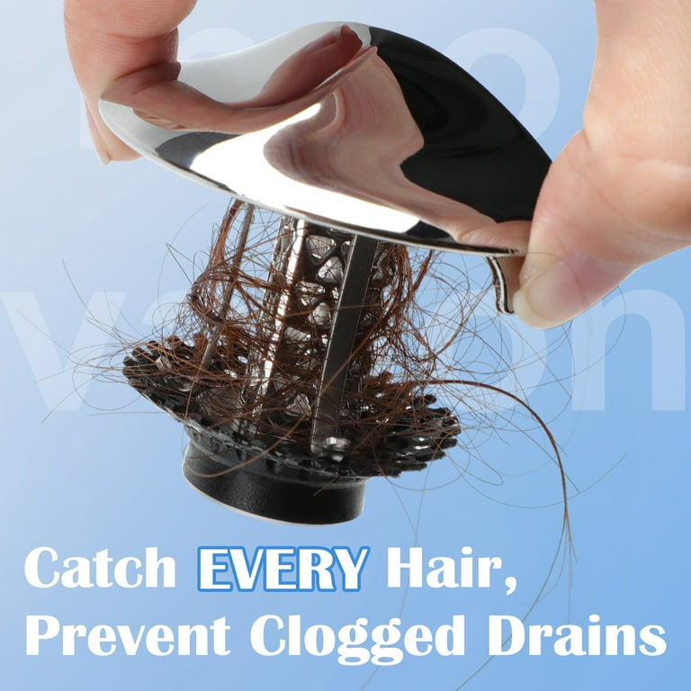 Fullware Shower Drain Hair Catcher Stainless Steel Bath Tub Drain