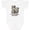 AA-White, variant on Cute Skunk Animal Boys or Girls Baby Bodysuit