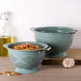 Better Homes & Gardens 2 Piece Colander Set Aqua Slate