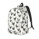 thumbnail image 1 of Disketp Funny Chicken print Canvas Backpack Lightweight Travel Daypack Student Rucksack Laptop Backpack-, 1 of 5