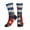 2 Black-2, variant on Men's Cuban Flag Retro Novelty Athletic Socks Women's Digital Printing Funky Patterned Crew Socks