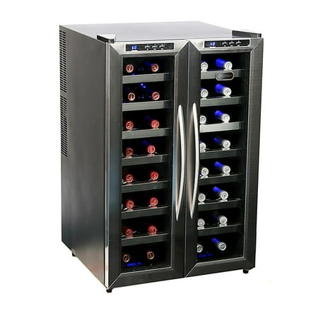 - Whynter WC-321DD 32-Bottle Dual Temperature Zone Wine Cooler