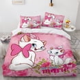 thumbnail image 3 of Disney-juego de ropa de cama de dibujos animados para niños y niñas, edredón de dibujos animados de Marie Cat, tamaño Queen y King, Kawaii, funda de almohada, regalo, 3 of 5