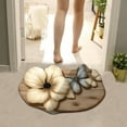 thumbnail image 1 of 3D Realistic Pattern Absorbent Pad Fast Drying 3D Carpet Bathroom Soft Fine Fiber Bathroom Carpet Machine Washable Bathroom Mat Extra Long Blanket Wheelchair Throw Blanket Heated Blanket Wireless, 1 of 3