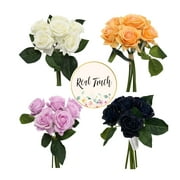 Pack of 6 stems-Real touch rose bouquet