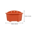 thumbnail image 2 of WEUVEB 2Pcs Creative Flowerpots Plastic Beige White for Home Furnishings, 2 of 8