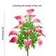thumbnail image 3 of Ramo de flores artificiales realistas para decoración del hogar., 3 of 6