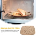 thumbnail image 2 of 100 Pcs Oven Air Fryer Heat Resistant Mat Steamer Liner Disposables Paper Liners Air Fryer Paper Liners, 2 of 3