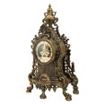 thumbnail image 1 of Vintage Table Clocks, European Retro Metal Desk Clock Exquisite  For Hotels For Homes, 1 of 8