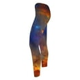 thumbnail image 5 of lcziwo Women Leggings High Waisted Tummy Control Butt Lifting Activewear Yoga Pants Funny Galaxy Graphic Print Tights Navy XL, 5 of 7