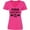 Hot Pink, variant on Inktastic Wyoming Awesome Since 1890 Women's V-Neck T-Shirt
