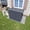 Gray / 5*3*4.5FT, variant on 6x3.6 ft Compact Metal Outdoor Storage Shed with Peaked Roof and Lockable