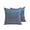 Blue & Red, variant on Green & Red Luxury Lumbar Pillow Cover 12"x26" | Pack of 2 Modern Art Silk Oblong Euro Shams | Solid & Two Tone Silk Pillowcases for Bed, Couch & Sofa, Modern Home Décor - Green Red Luxury