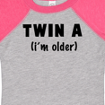 thumbnail image 4 of Inktastic Twin a (i'm Older) Boys or Girls Baby Bodysuit, 4 of 5