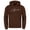 Brown, variant on Mens Sweatshirts Hoodies for Men Cowl Neck Sweatshirts Casual Pullover Fall Winter Loose Fit Tops with Embroidery(Brown,XL)