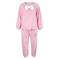 thumbnail image 4 of Frostluinai Pajamas Sets for Women Soft Comfy Fluffy Pajama Fleece Pullover Bow Flannel Pjs Warm Plush Lounge Sleepwear Two Piece S-XL, 4 of 8