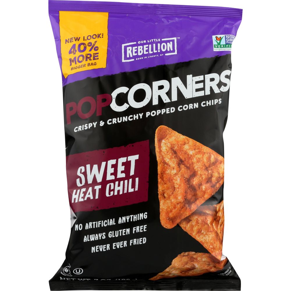 Our Little Rebellion Corn Chips Sweet Hot Chili, 7 Oz (Pack Of 12)