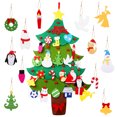 thumbnail image 4 of DIY Felt Christmas Tree Creative Wall Decor with Detachable Ornaments for Kids, 4 of 10