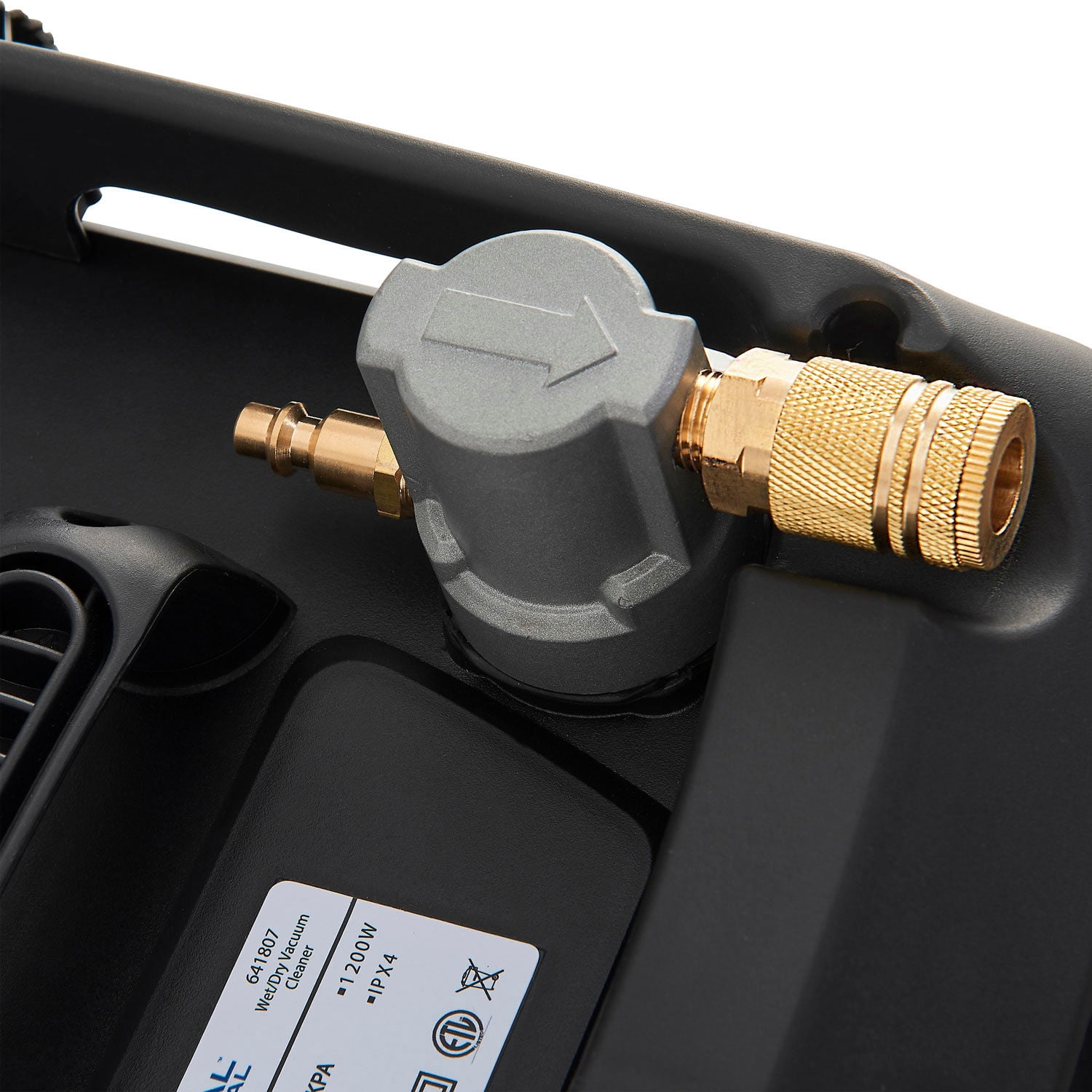 HEPA Wet/Dry Vacuum with Power Regulator & Air Tools Connector, 8 Gallon Capacity