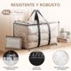 thumbnail image 2 of Bolsa para Mudanza, 6 Bolsas de Embalaje de Equipaje de Gran Capacidad, Bolsas Tejidas Impermeables y Reforzadas con Asas, Bolsas de Almacenamiento para Ropa de Cama y Ropa, 2 of 4