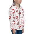 thumbnail image 5 of Naloa Red Lips Teenage Zipper Hoodie, Long Sleeve Zip Up Hoodies Casual Jackets Tops for 7-12 Years-Medium, 5 of 6