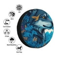 thumbnail image 2 of Kdxio Blue Iceberg Leaf Wolf for Tire Cover Wheel Protectors Tyre Covers Weatherproof Wheel Covers Universal Fit for Trailer Rv SUV Truck Camper Travel Trailers 17 inch, 2 of 5