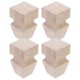 thumbnail image 4 of Couch Leg Replacement Wood Furniture Feet Diy Versatile Decor Styles 4Pcs Round Shape, 4 of 5