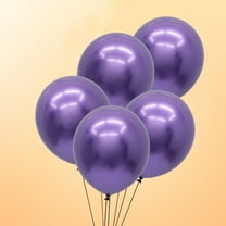 Masteelf 5pcs 12inch Latex Metallic Balloons Party Birthday Wedding Pearl Balloons Decoration (Deep Purple)