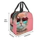 thumbnail image 3 of Disketp Cool Cat Pink Sunglasses Bolsa Térmica para Almuerzo para Hombre y Mujer, Ideal para Trabajo, Senderismo y Picnic, 3 of 8